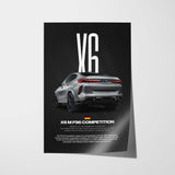 X6 M F96 Competition Car Poster