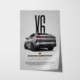 X6 M F96 Competition Car Poster