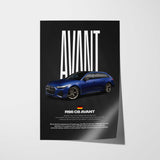 RS6 Avant C8 Car Poster