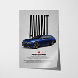 RS6 Avant C8 Car Poster