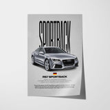 RS7 Sportback Car Poster