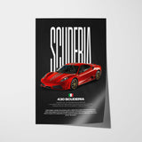 430 Scuderia Car Poster