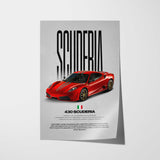 430 Scuderia Car Poster