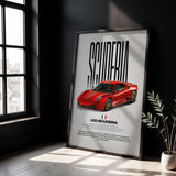 430 Scuderia Car Poster