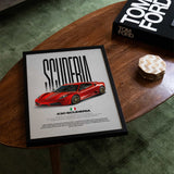 430 Scuderia Car Poster