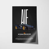 Intensa Emozione Car Poster