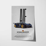 Intensa Emozione Car Poster