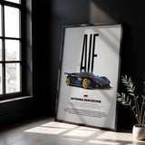 Intensa Emozione Car Poster