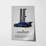 Intensa Emozione Car Poster