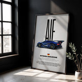 Intensa Emozione Car Poster