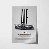 Intensa Emozione Car Poster