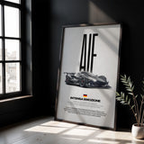 Intensa Emozione Car Poster