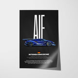 Intensa Emozione Car Poster