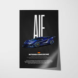 Intensa Emozione Car Poster