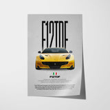 F12tdf Car Poster