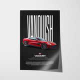 Vanquish Car Poster