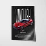 Vanquish Car Poster