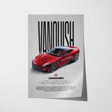 Vanquish Car Poster