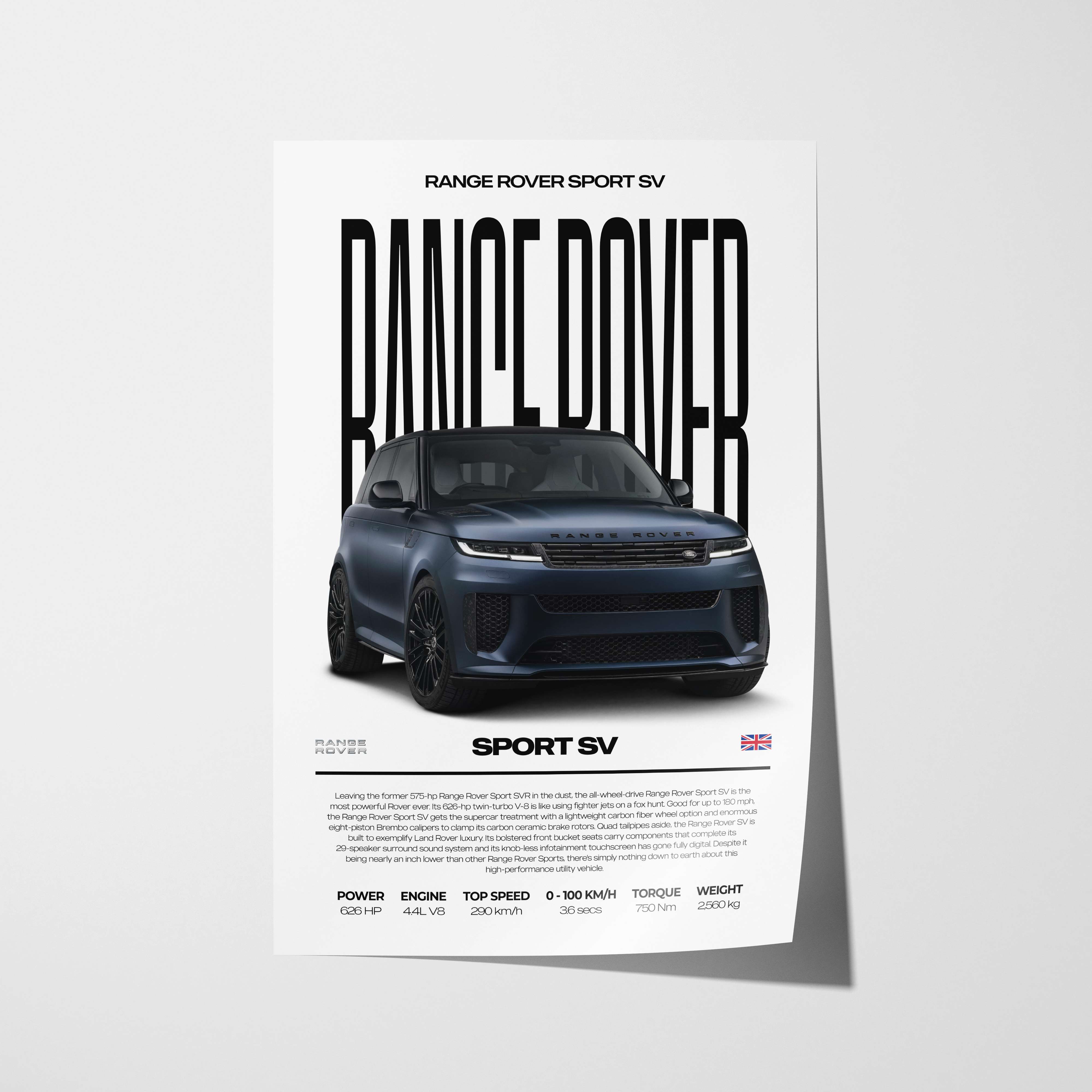 Range Rover Sport SV Poster