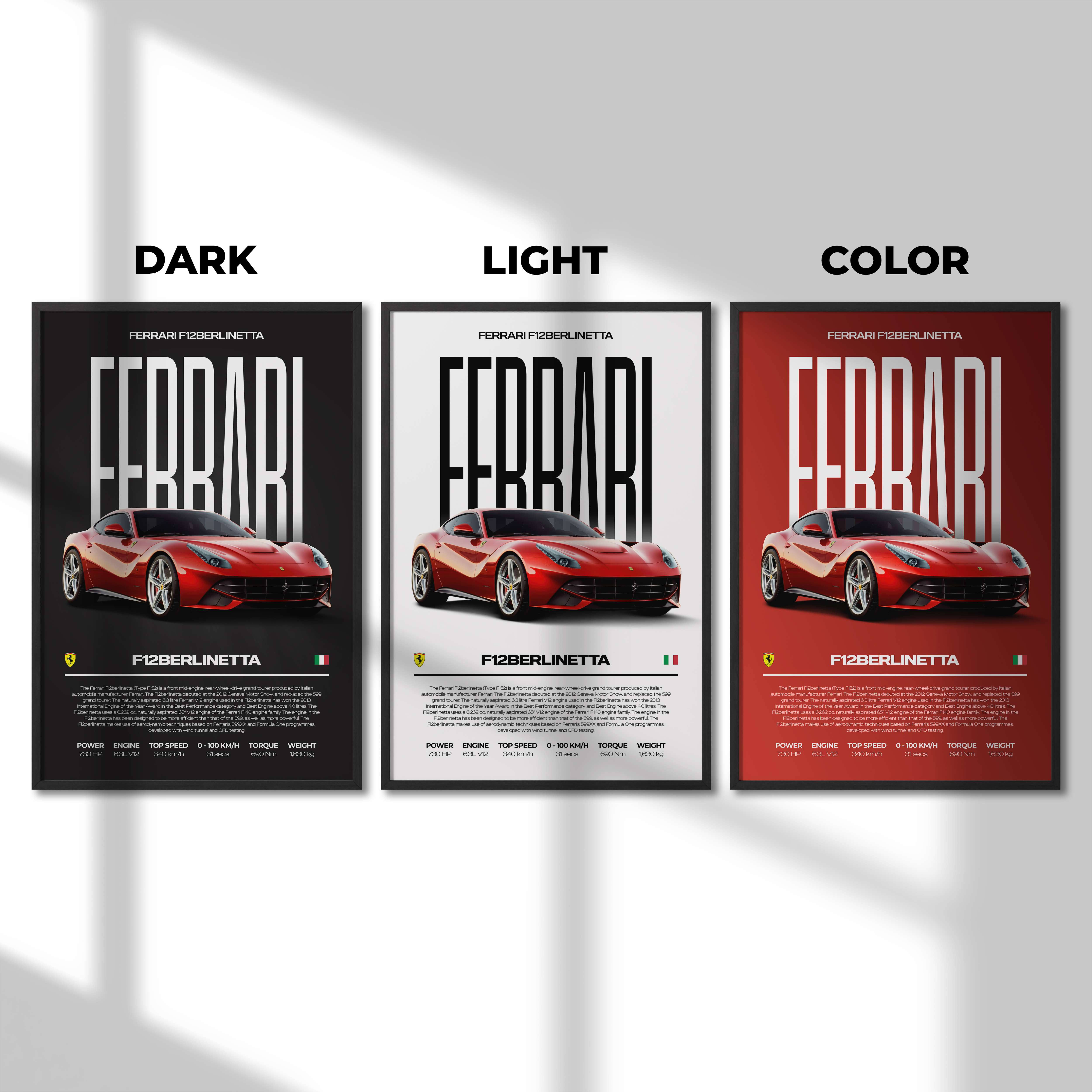 Ferrari F12berlinetta Poster