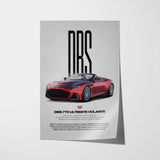 DBS 770 Ultimate Volante Car Poster