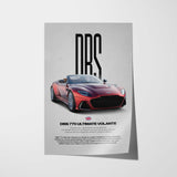 DBS 770 Ultimate Volante Car Poster