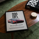 DBS 770 Ultimate Volante Car Poster