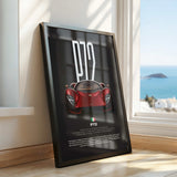 Tomaso P72 Car Poster