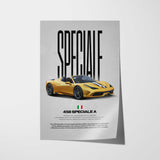 458 Speciale A Car Poster