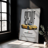 458 Speciale A Car Poster