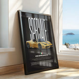 458 Speciale A Car Poster