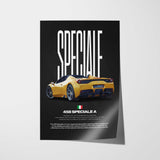 458 Speciale A Car Poster