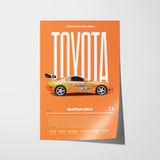 Toyota Supra MK4 Poster