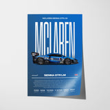 McLaren Senna GTR LM Poster