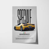 458 Speciale A Car Poster
