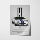 GT Mk1 Car Poster