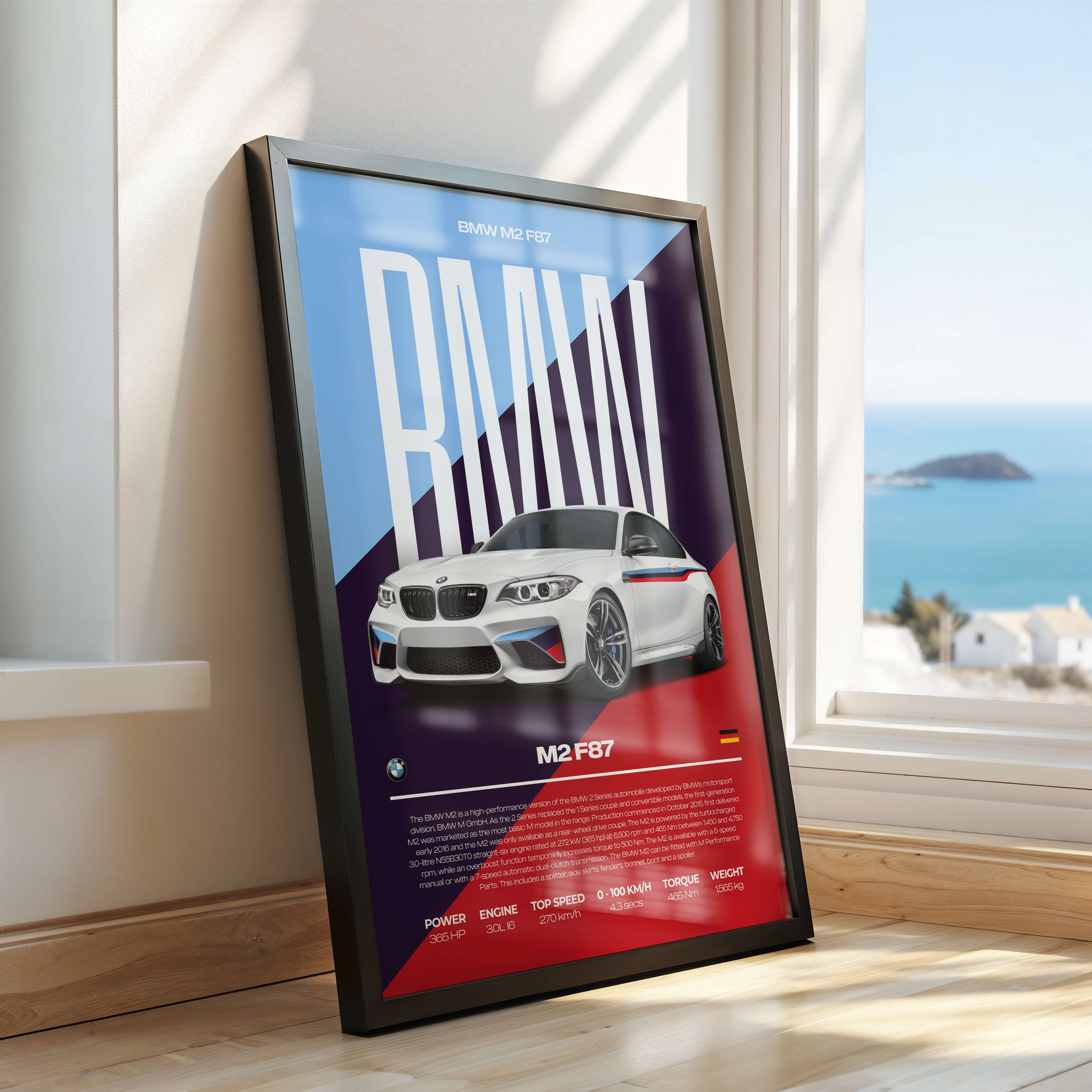 BMW M2 F87 Poster