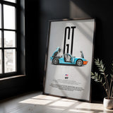 GT Mk1 Car Poster