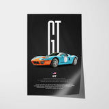 GT Mk1 Car Poster