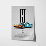 GT Mk1 Car Poster