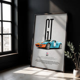 GT Mk1 Car Poster