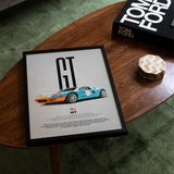 GT Mk1 Car Poster