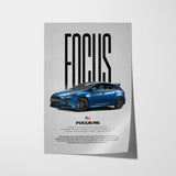 Focus RS Car Poster