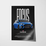 Focus RS Car Poster
