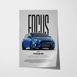 Focus RS Car Poster