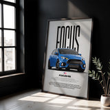 Focus RS Car Poster