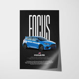 Focus RS Car Poster