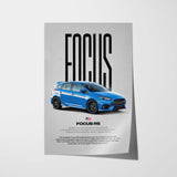 Focus RS Car Poster