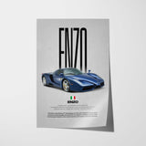 Enzo Car Poster
