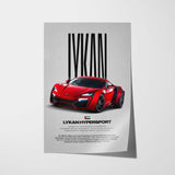 Lykan HyperSport Car Poster